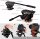 Einbeinstativ Carbon COMAN DX428CQ5S mit Fluidhead