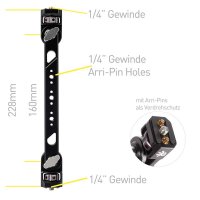 Haltearm 23cm, 1/4 Zoll Anschluss