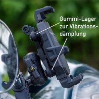 Motorrad Handyhalterung mit Vibrationsdämpfer