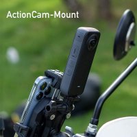 Motorrad Handyhalterung mit Vibrationsdämpfer Lenkerbefestigung (22-28mm)