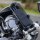 Motorrad Handyhalterung mit Vibrationsdämpfer Lenkerbefestigung (22-28mm)
