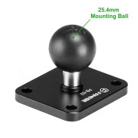 25mm Kugel auf Halteplatte (AMPS)