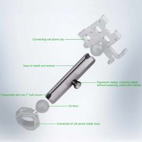 25mm Kugel, Haltearm 150mm Diebstahlschutz