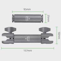 25mm Kugel, Haltearm 150mm PRO