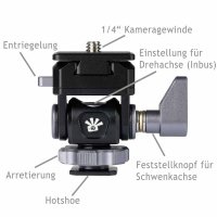 Cold Shoe Kamera Monitor Mount
