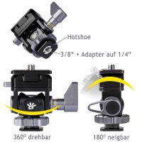 Cold Shoe Kamera Monitor Mount