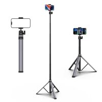 Kompaktes Stativ MT66 185 cm für Smartphone und Kamera