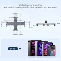 25mm Kugel, Tablet-Halterung XL