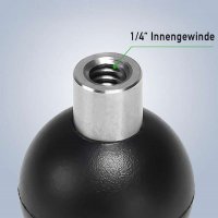 20mm Kugel auf 1/4" Innengewinde
