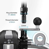 25mm Kugel für Spiegelbefestigung