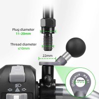 25mm Kugel für Spiegelbefestigung