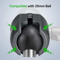 25mm Kugelaufnahme M8