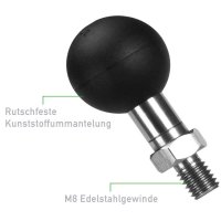 25mm Kugel auf M8 Gewinde