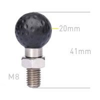 20mm Kugel auf M8 Gewinde