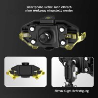 Motorrad Handyhalterung Q, Lenkerbefestigung, Vibrationsdämpfer