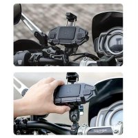 Motorrad Handyhalterung Q, Lenkerbefestigung, Vibrationsdämpfer