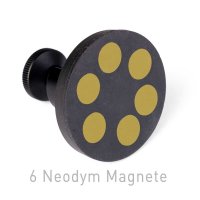 Magnet mit Kugelkopf + ActionCam Adapter