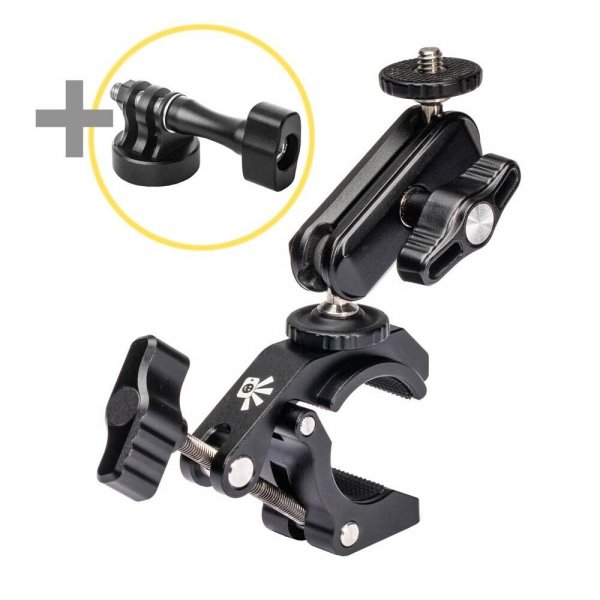 Super Klemme + Mini Magic Arm + ActionCam Mount